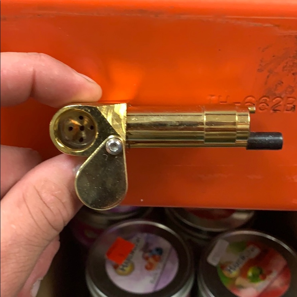 Metal piping  w/poker